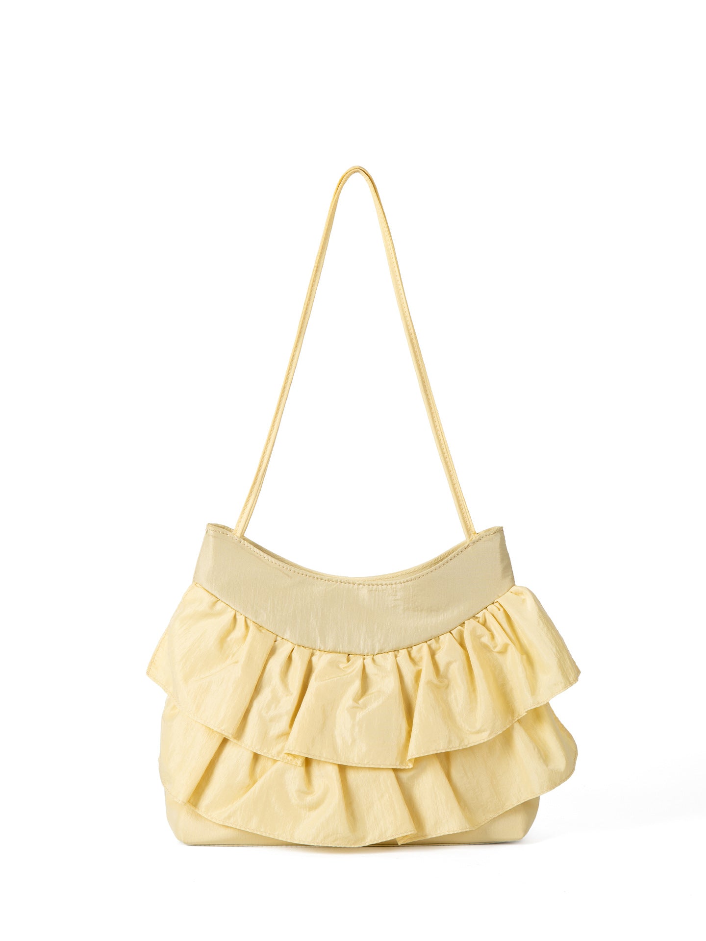 Luna Ruffle Shoulder Bag