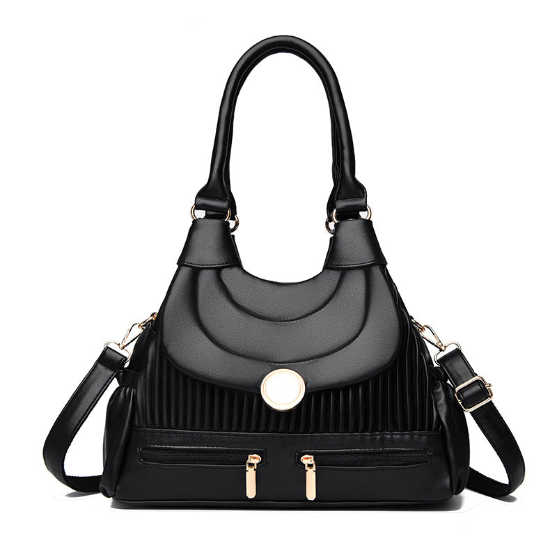 Elegant Pleated Shoulder Bag For Women