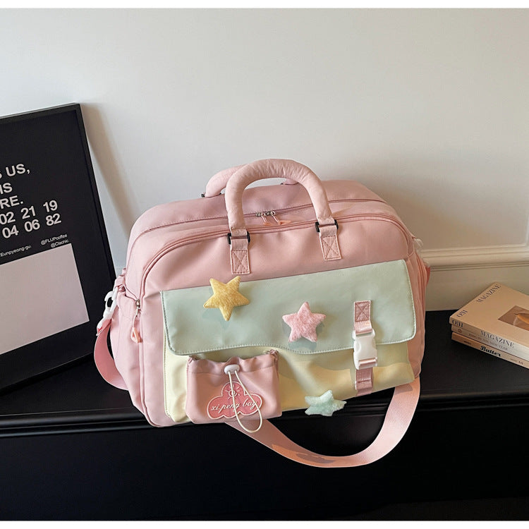 Contrast Carry Women’s Travel Shoulder Bag