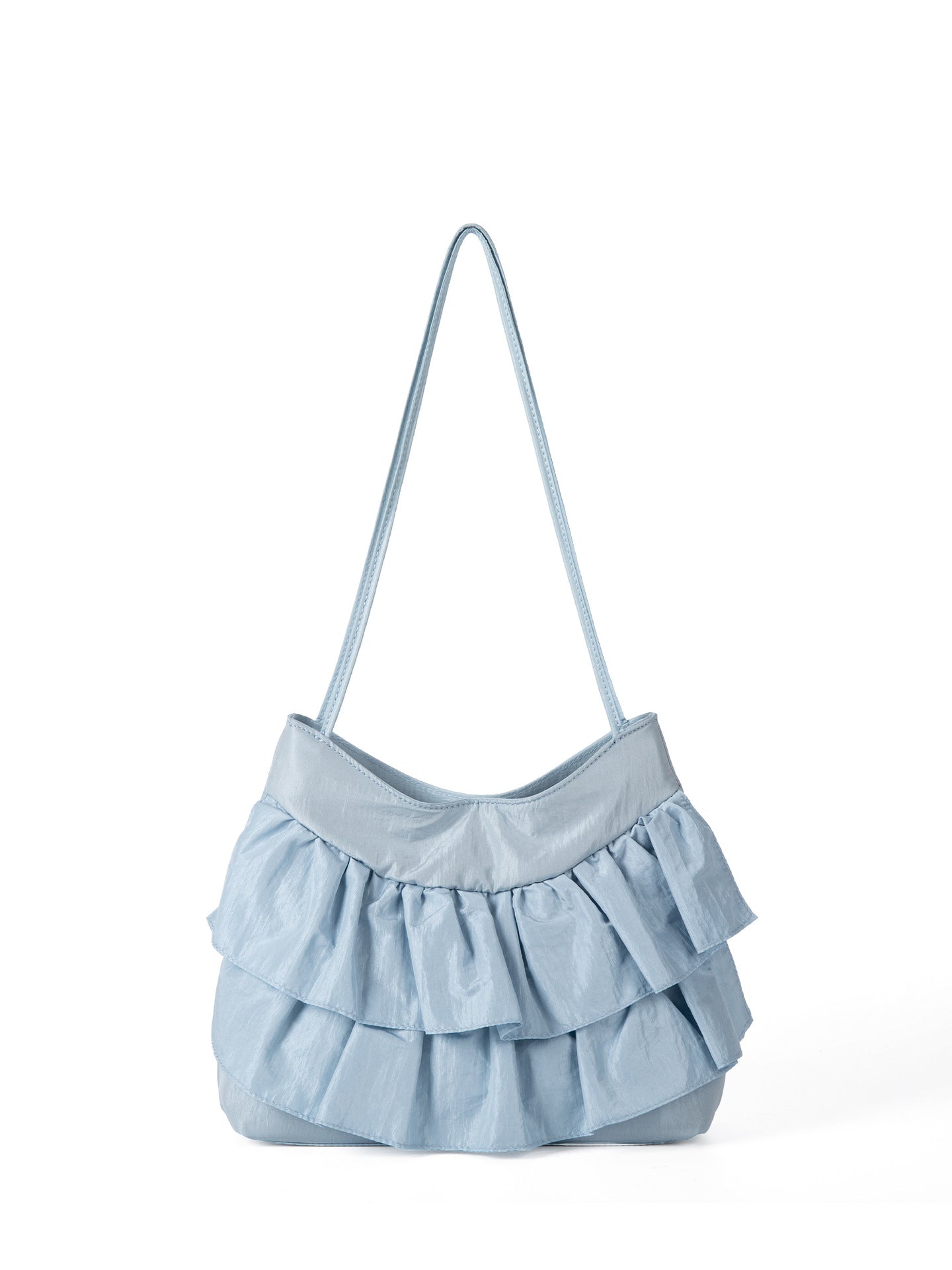 Luna Ruffle Shoulder Bag