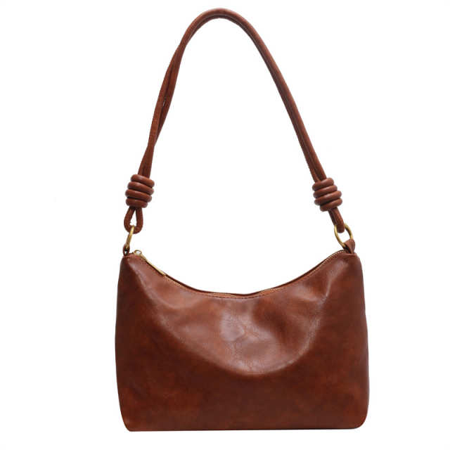 Trendy Solid Color Shoulder Bag