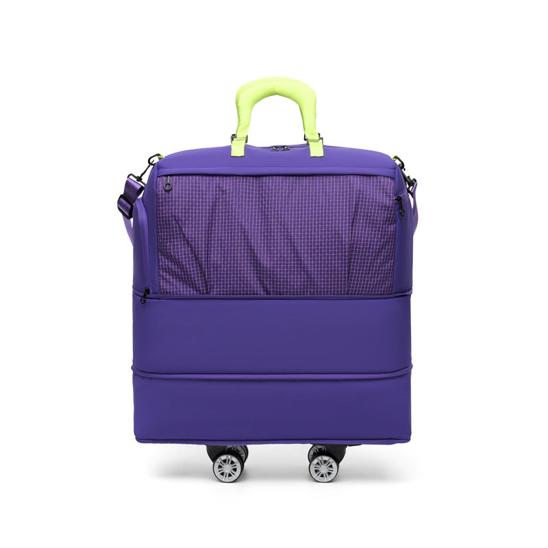 3-In-1 Expandable Travel Bag With Removable Wheels