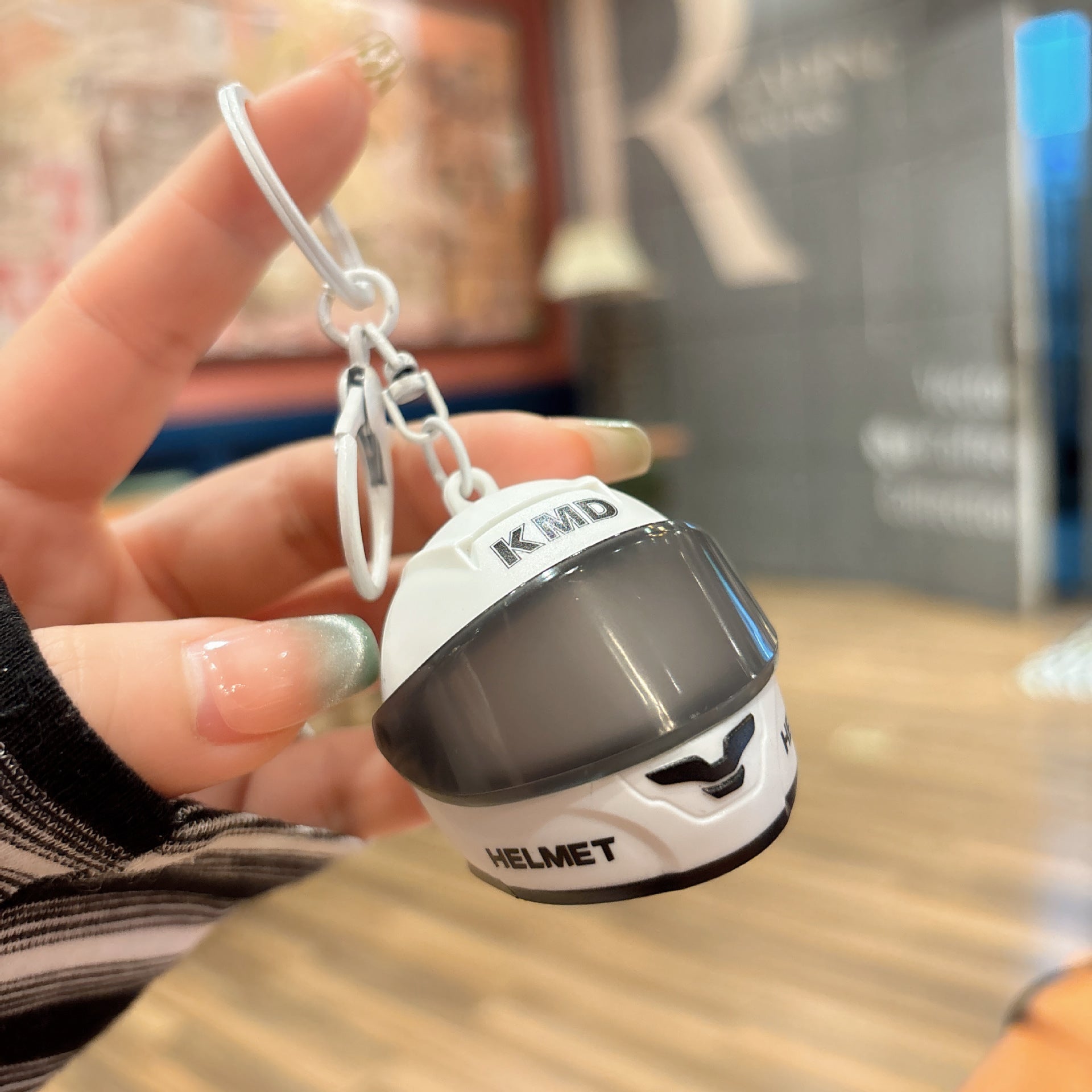 Mini Helmet Light Charm