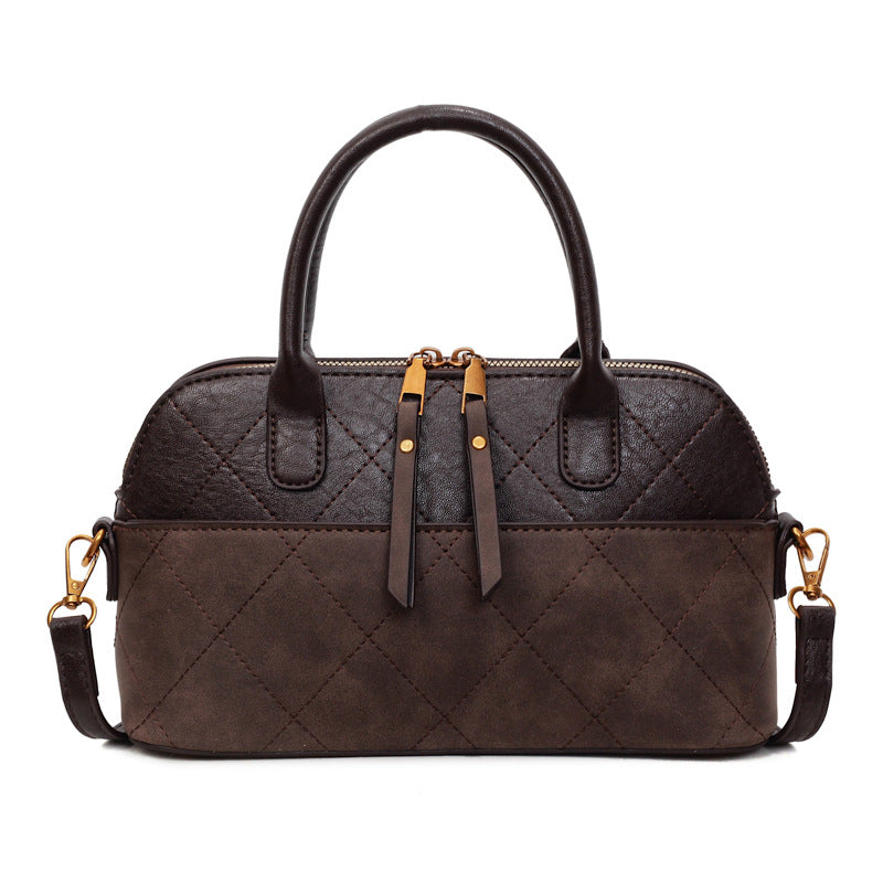 Retro Textured Underarm Handbag