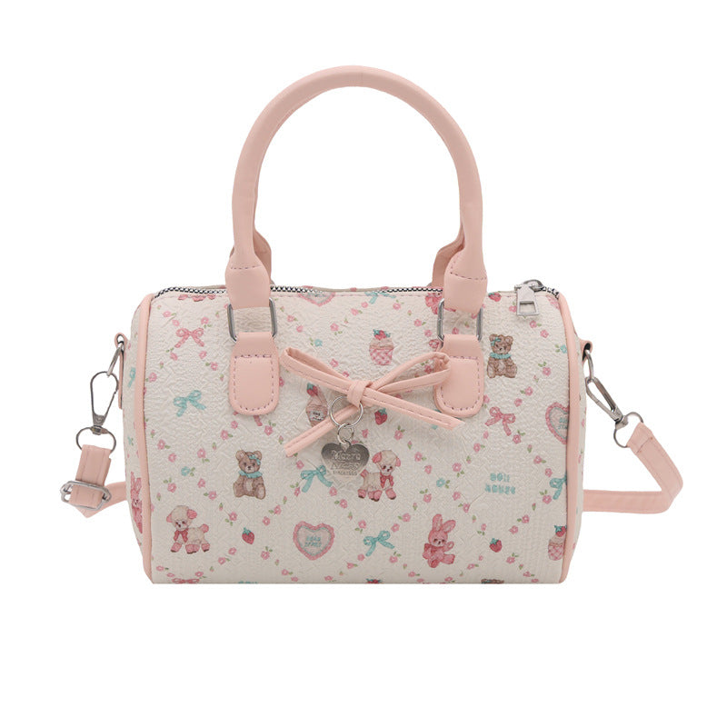 Floral Teddy Handbag
