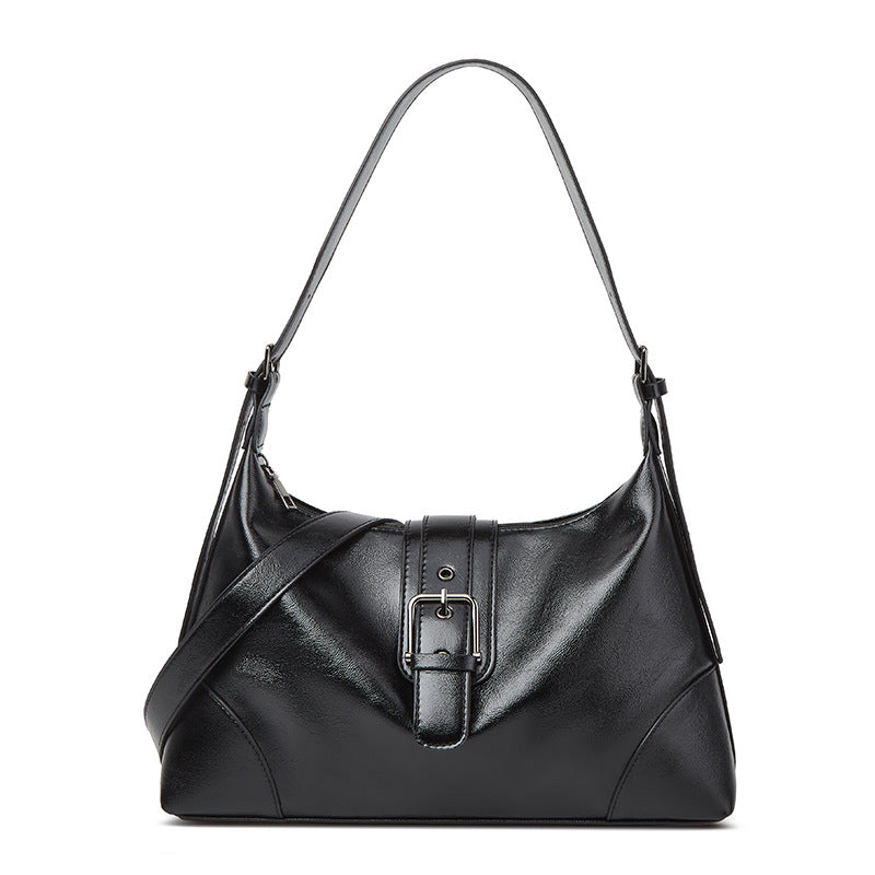 Cavelle Buckled Retro Shoulder Bag