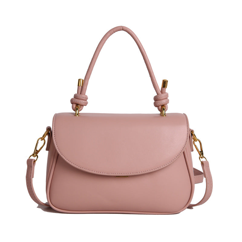 Minimalist Knot Handle Shoulder Bag