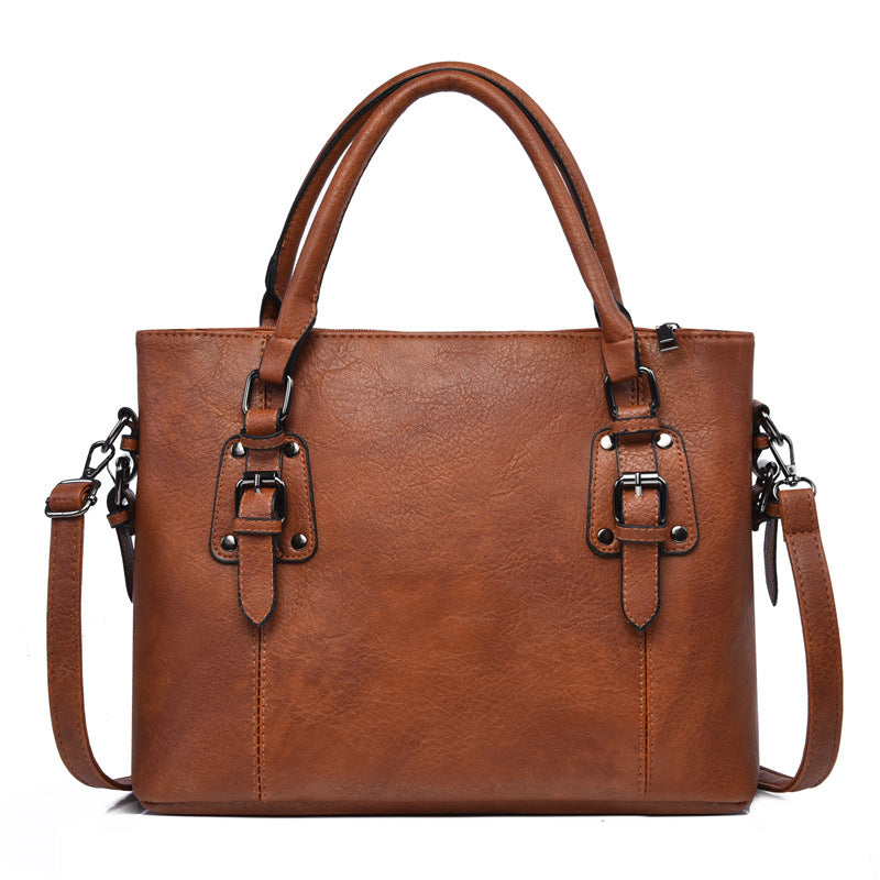Classic Retro Large Capacity Tote Bag for Women