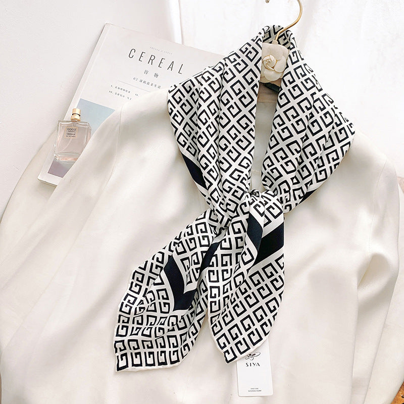 Elegant Large Silk Scraf For Women