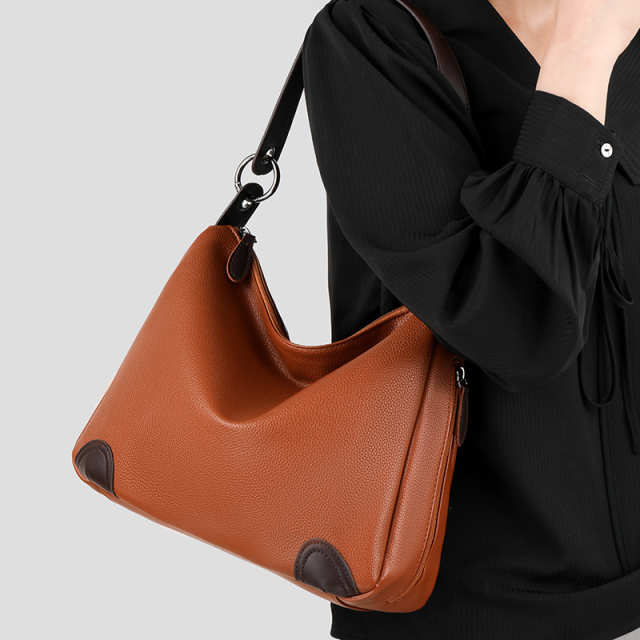 Elegant Large Capacity Commuter Shoulder Bag