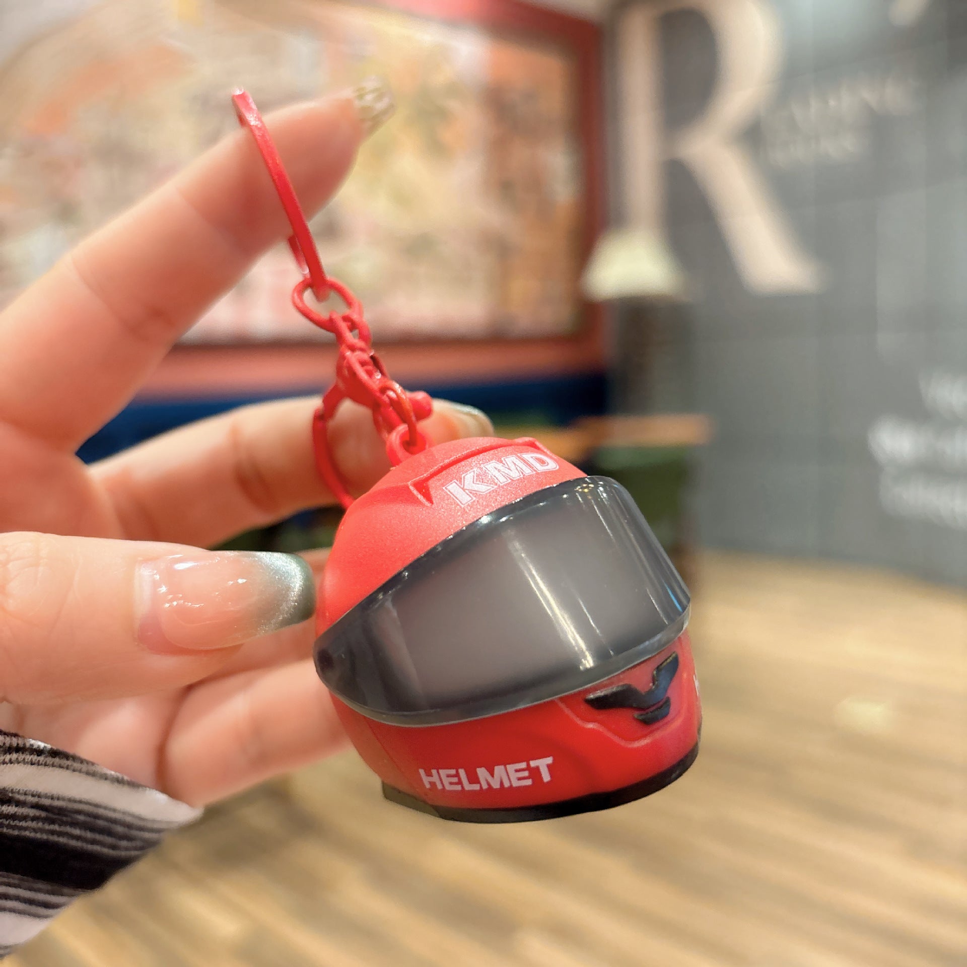 Mini Helmet Light Charm