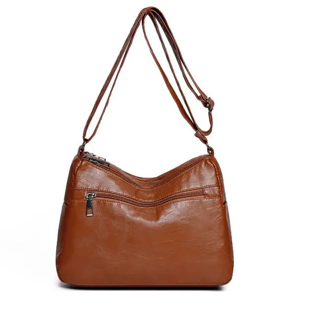 Vintage Soft Leather Shoulder Bag