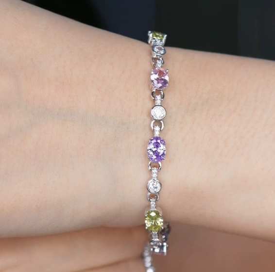 Elegant Gemstone Zircon Bracelet