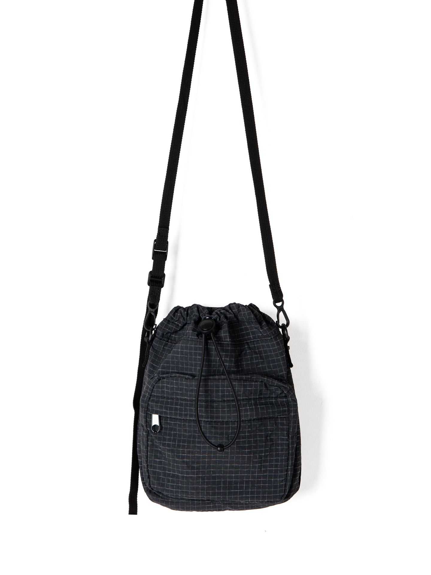 Urban Grid Nylon Crossbody Bag