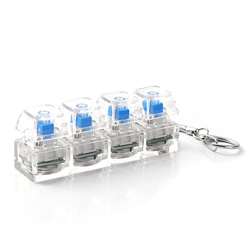 Rainbow Pop Stress Keychain