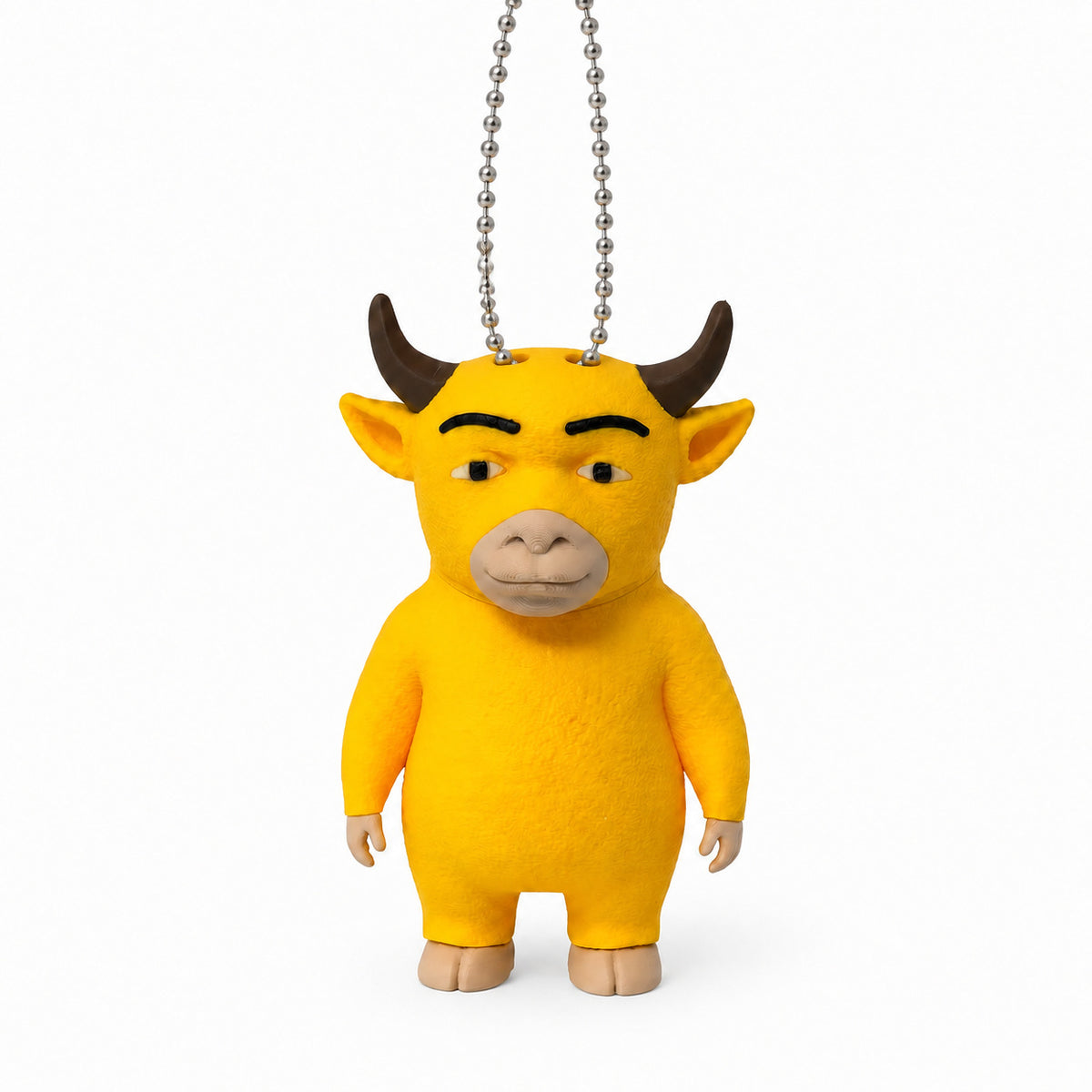 Funny Cow Bag Charm Keychain