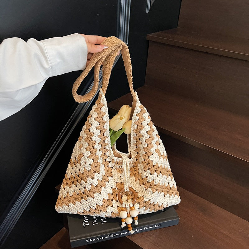 Boho Weave Shoulder Bag
