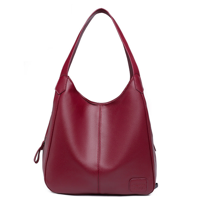 Trendy Solid Color Shoulder Bag