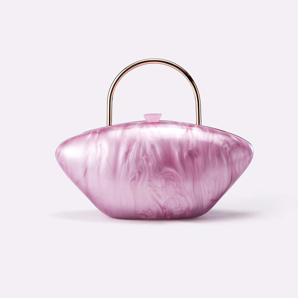 Crimson Nebula Clutch Bag