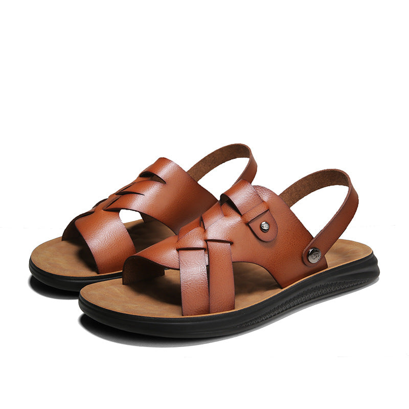 Men's Elegant Woven Strap Casual Sandals