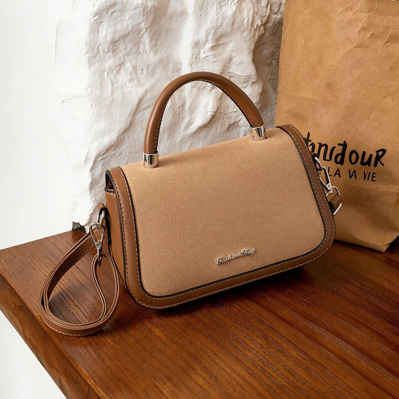 Retro Mini Structured Square Handbag