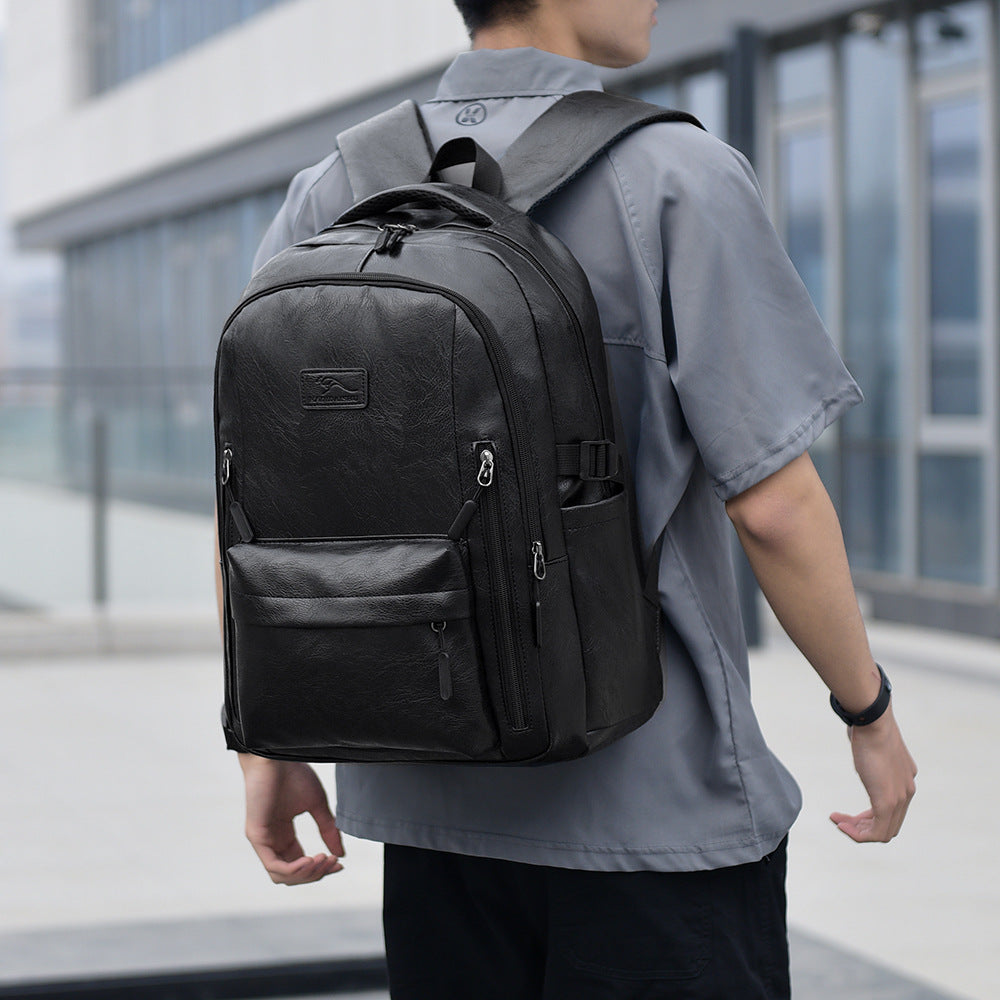 Premium Travel Leather Backpack