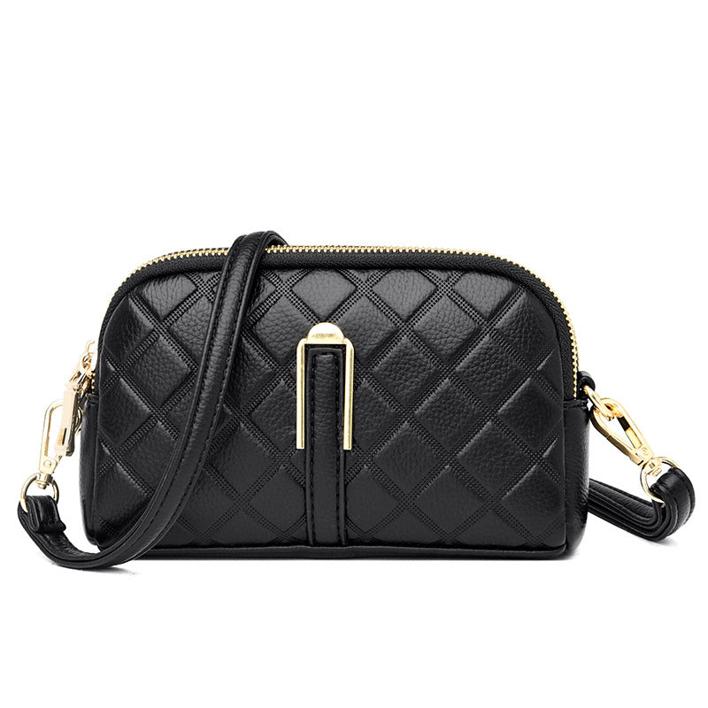 Signature Quilted Designer Crossbody Bag