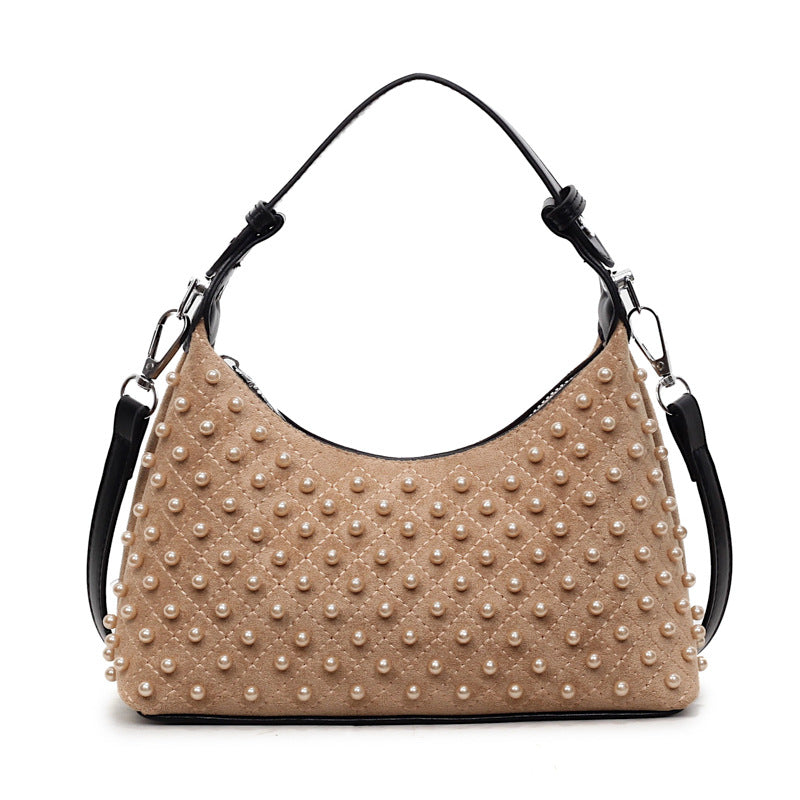 Golden Pearl Statement Handbag