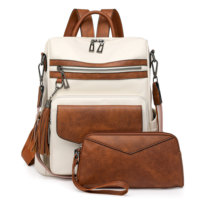 Retro Chic Winter Backpack