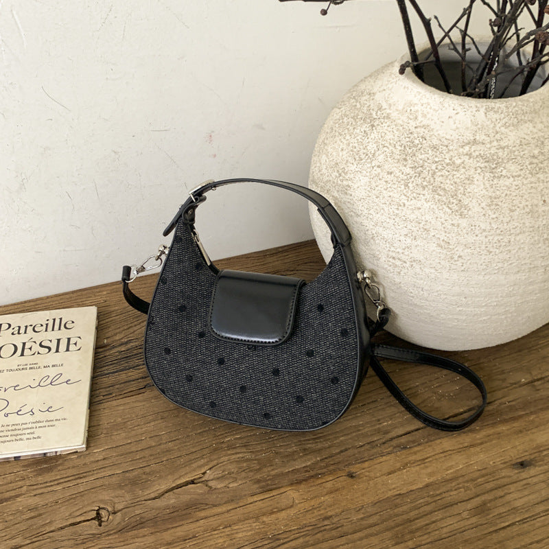Polka Bow Women’s Shoulder Bag
