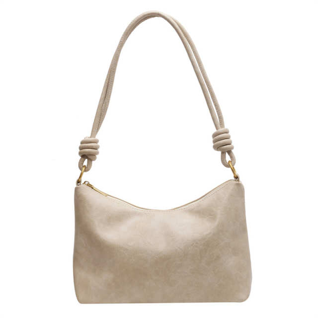 Trendy Solid Color Shoulder Bag