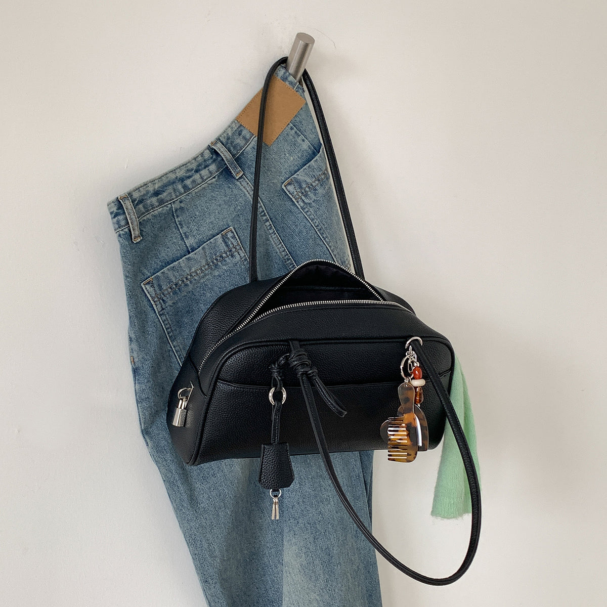 Vintage PU Leather Shoulder Bag