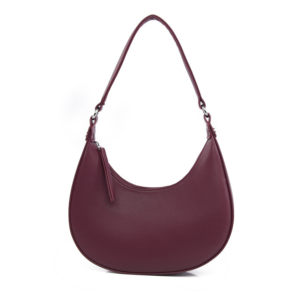 Minimal Curve Shoulder Bag
