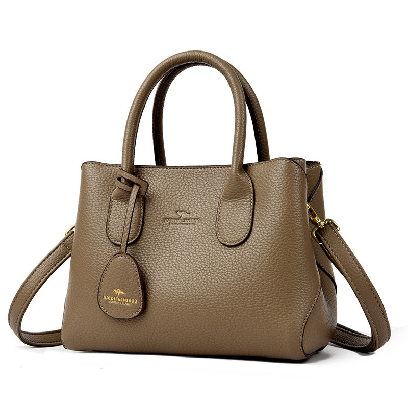 Retro Large Capacity Commuter Handbag for Women