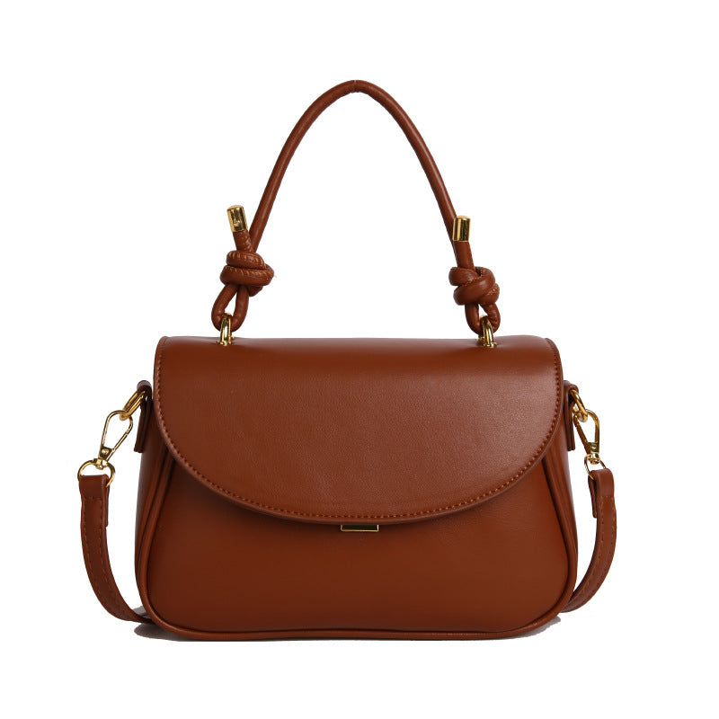 Minimalist Knot Handle Shoulder Bag