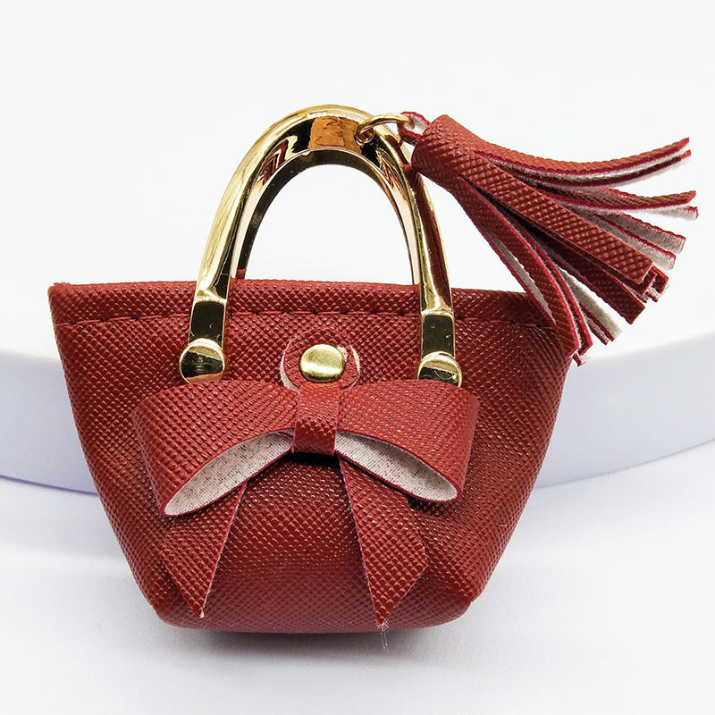 Mini Bow Purse Charm