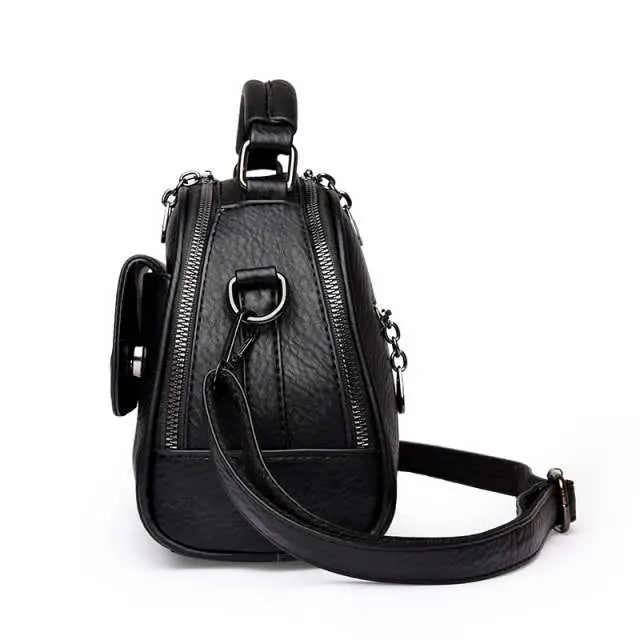 Cowhide Couture Crossbody Bag