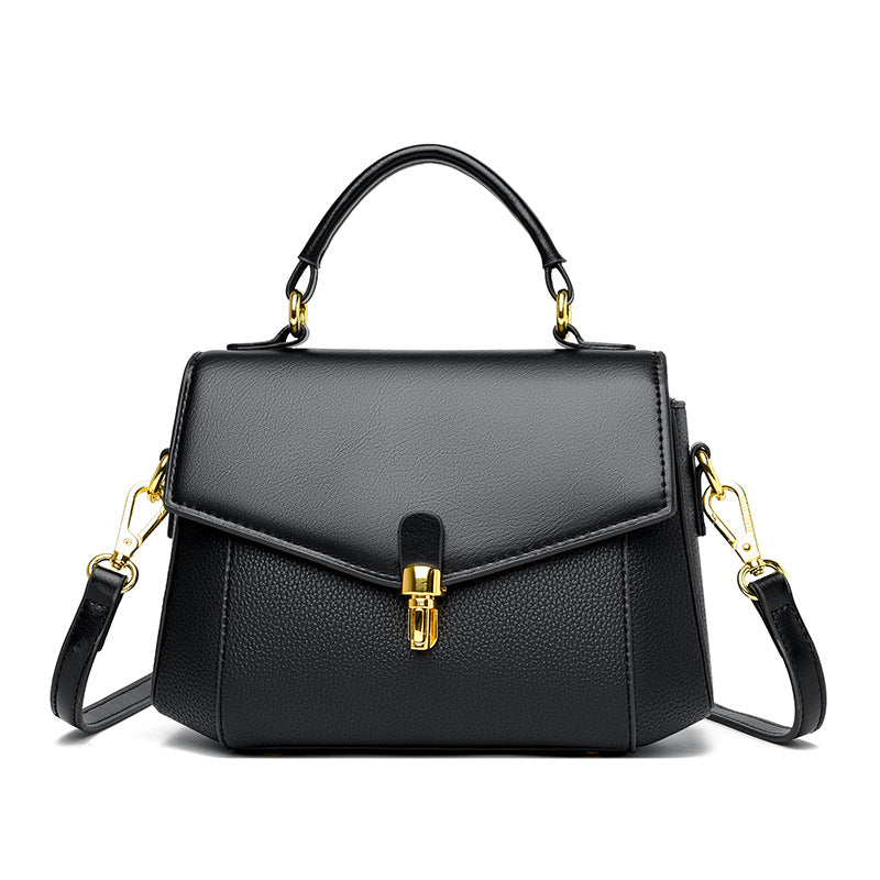 Liora Lock Structured Handbag