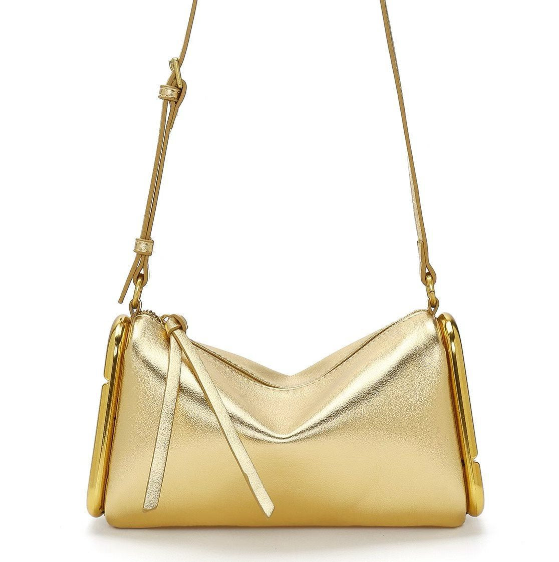 Soft Leather Tassel Shoulder Bag
