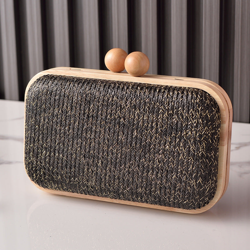 Chic Straw Woven Clutch Bag