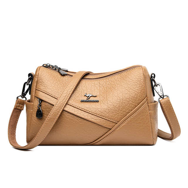 Modern Soft Leather Shoulder Bag