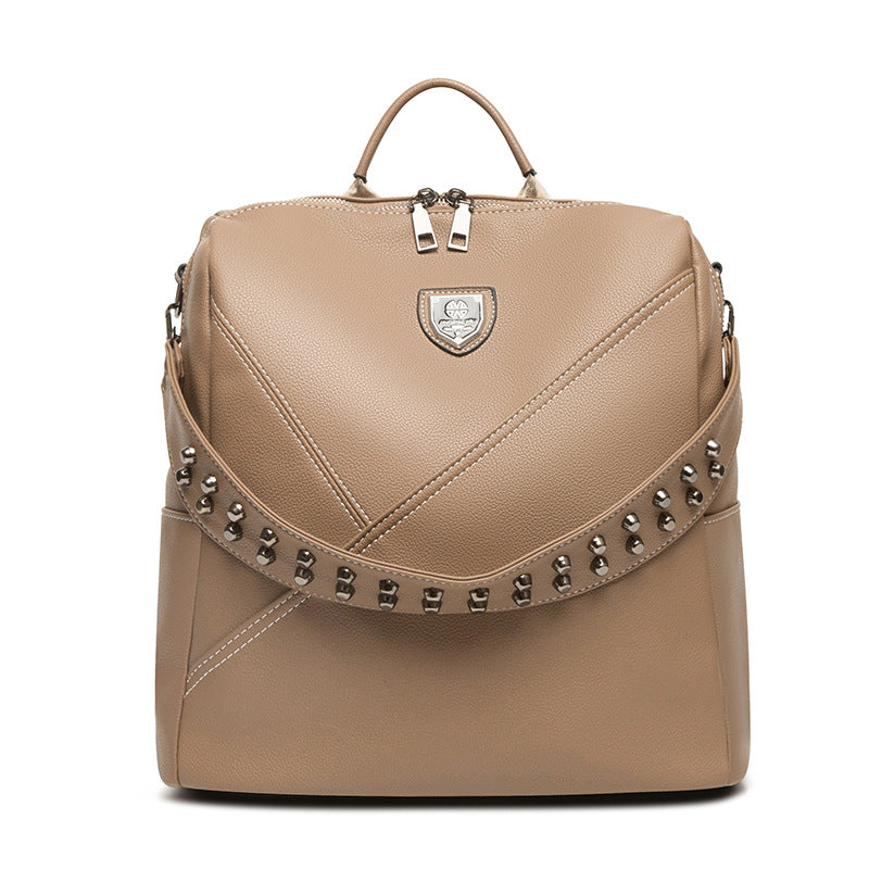 Stylish Splice Design Large Capacity Backpack