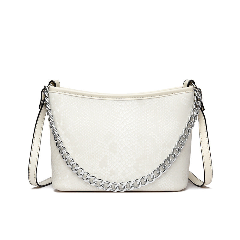 Seraphina Snakeskin Shoulder Bag