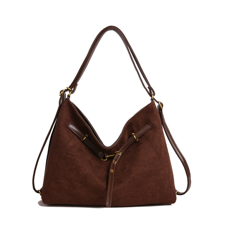 High-End Retro Commuter Shoulder Bag