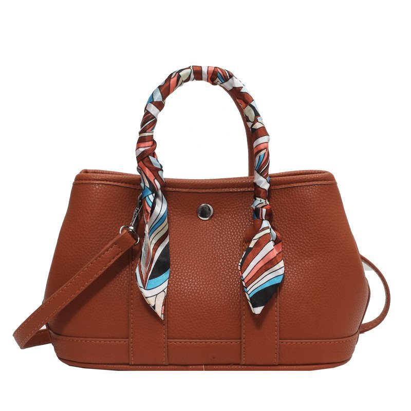 Elegant Ribbon Accent Large Handbag For Women