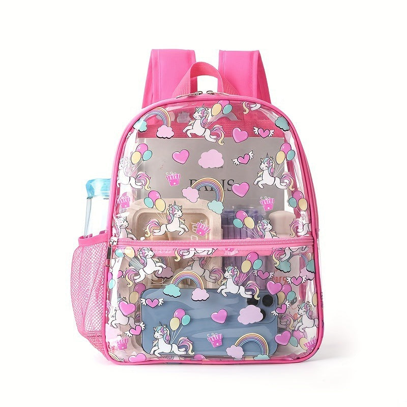 Dino Fun Transparent Kids Backpack