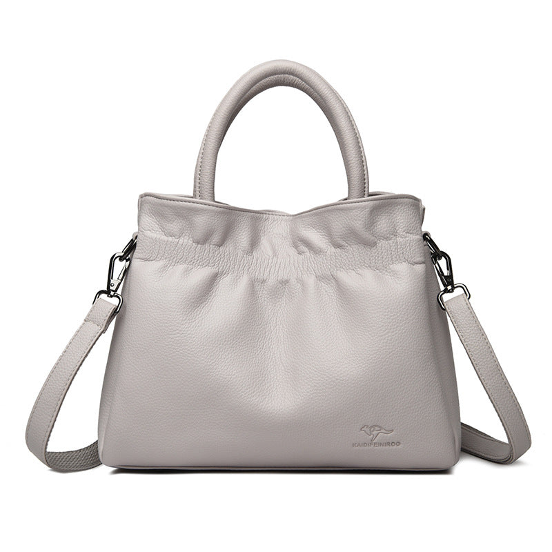 Gathered Puff Shoulder Bag