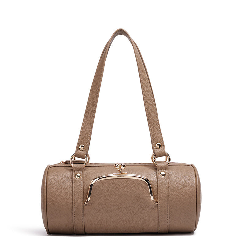 Vintage Boston Barrel Handbag