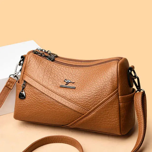 Modern Soft Leather Shoulder Bag