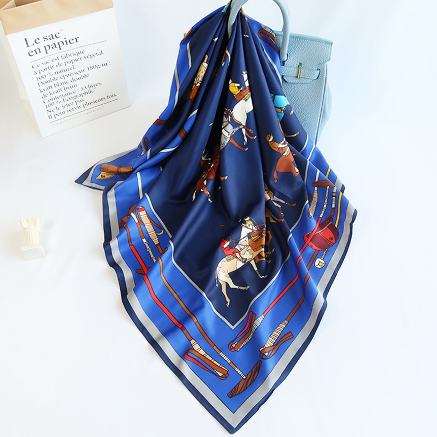 Elegant Large Silk Scraf For Women
